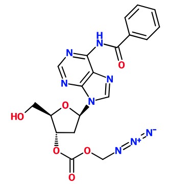 (image for) MC085347 Carbonic acid azidomethyl ester 5-(6-benzoylamino-purin-9-yl)-2-hydroxymethyl-tetrahydro-furan-3-yl ester